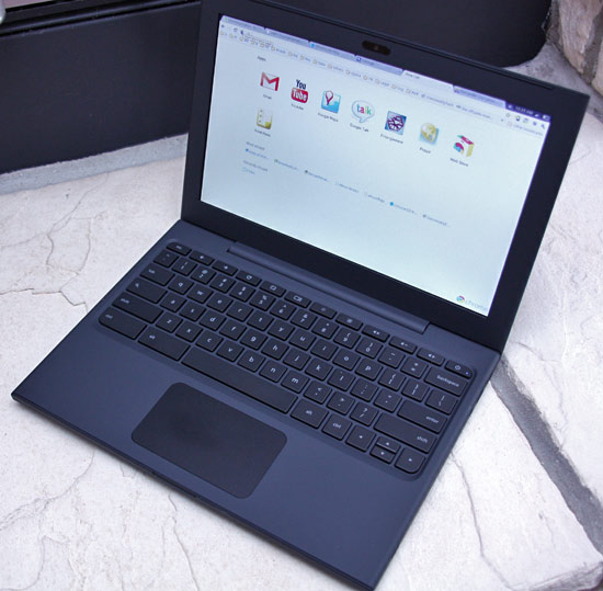 google chrome laptop cr-48. on the CR-48 laptop with